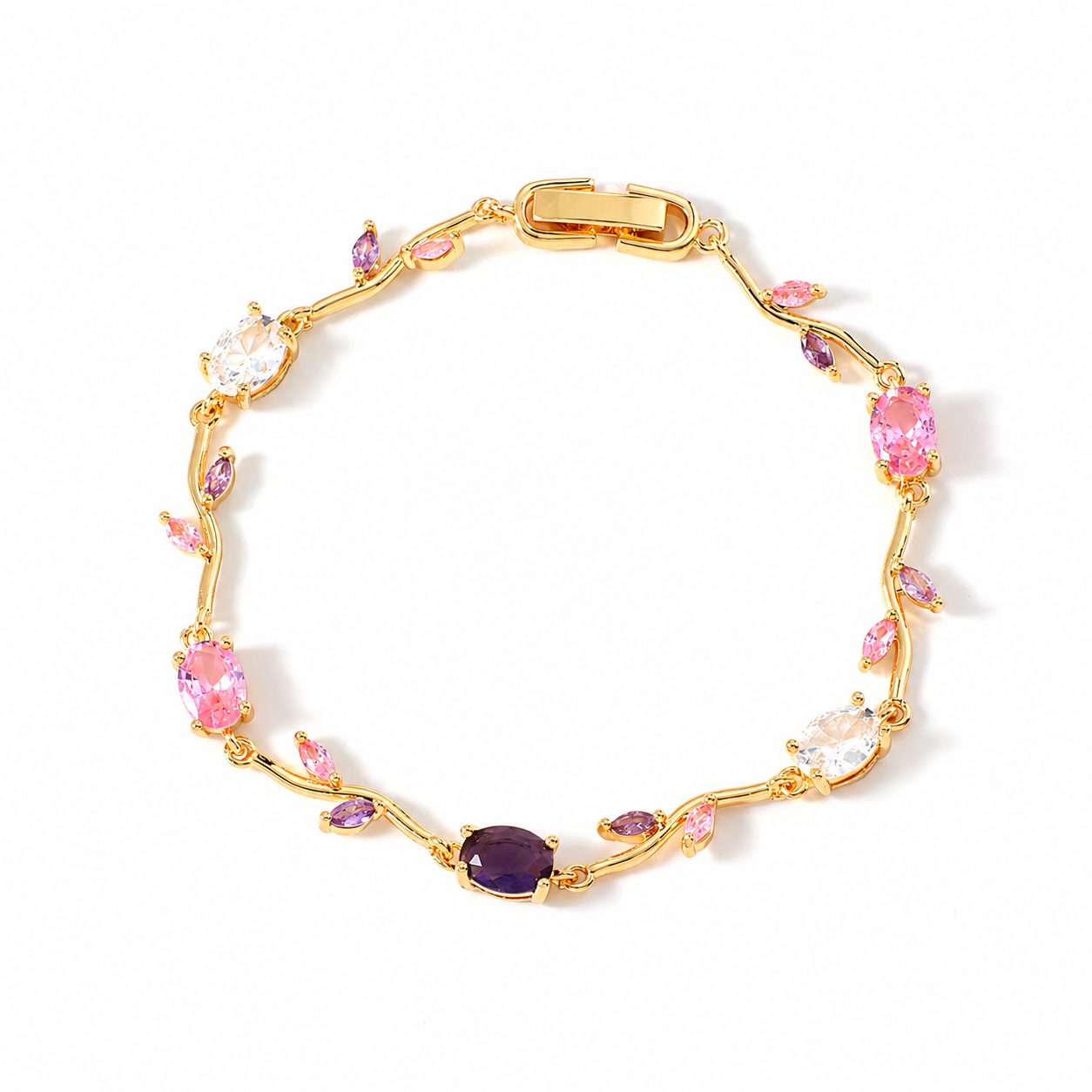 Tulip Gold Bracelets - 18k PVD Gold plated