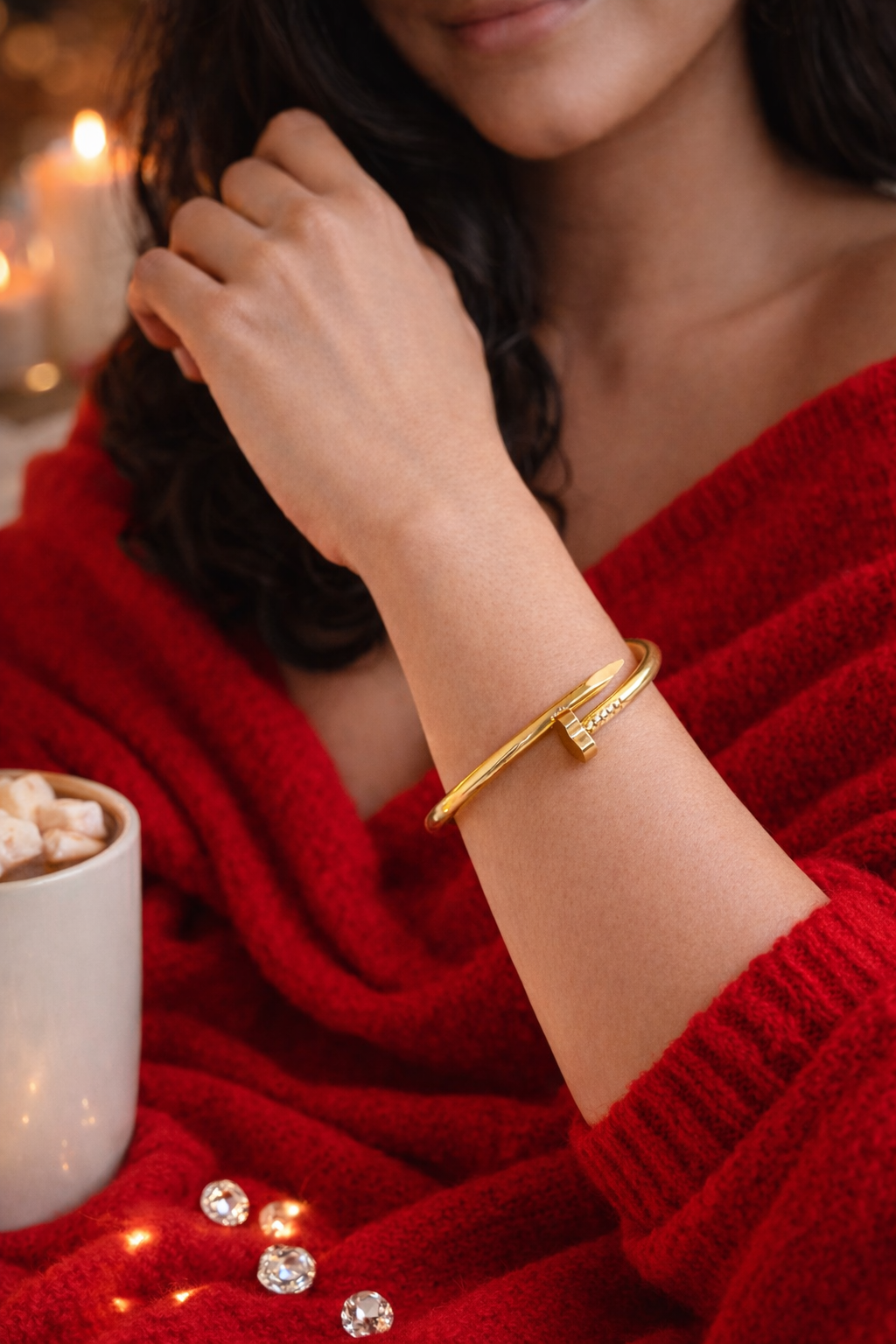 ✨ Lucky Clover Nail Bracelet ✨