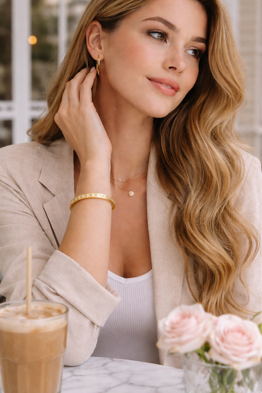 Eternal Roman Numeral Bangle Bracelet