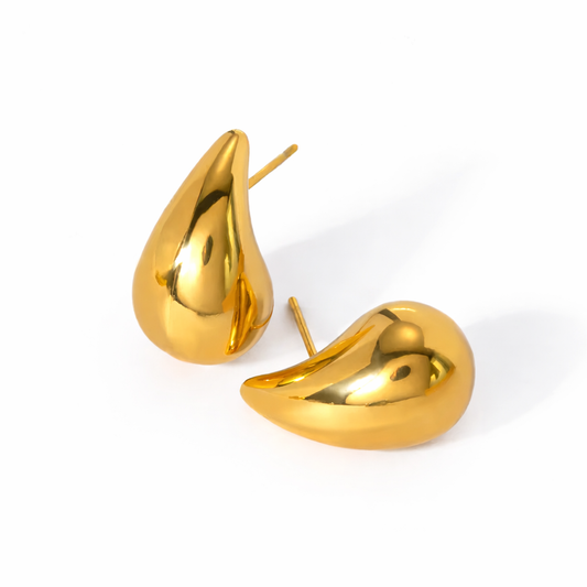 Teardrop Stud Earrings