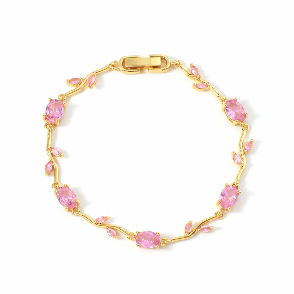 Tulip Gold Bracelets - 18k PVD Gold plated
