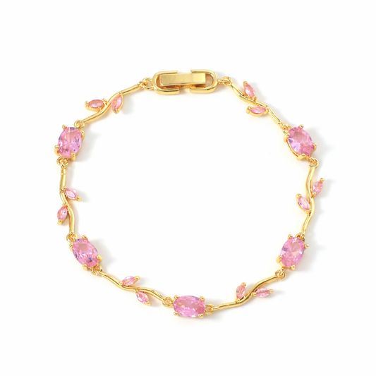 Tulip Gold Bracelets - 18k PVD Gold plated