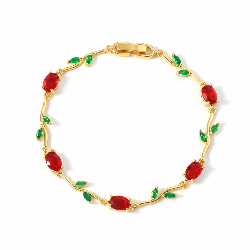 Tulip Gold Bracelets - 18k PVD Gold plated
