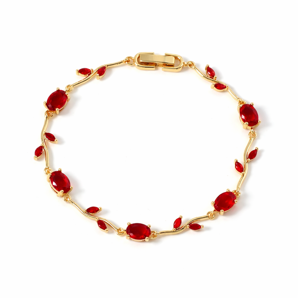 Tulip Gold Bracelets - 18k PVD Gold plated